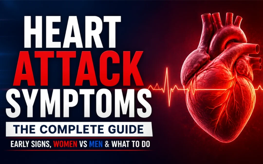 Heart Attack Symptoms: The Complete Guide — Early Signs, Women vs Men & What to Do